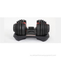 Barbell Gym Dumbbell Set de mancuernas ajustables rápidas